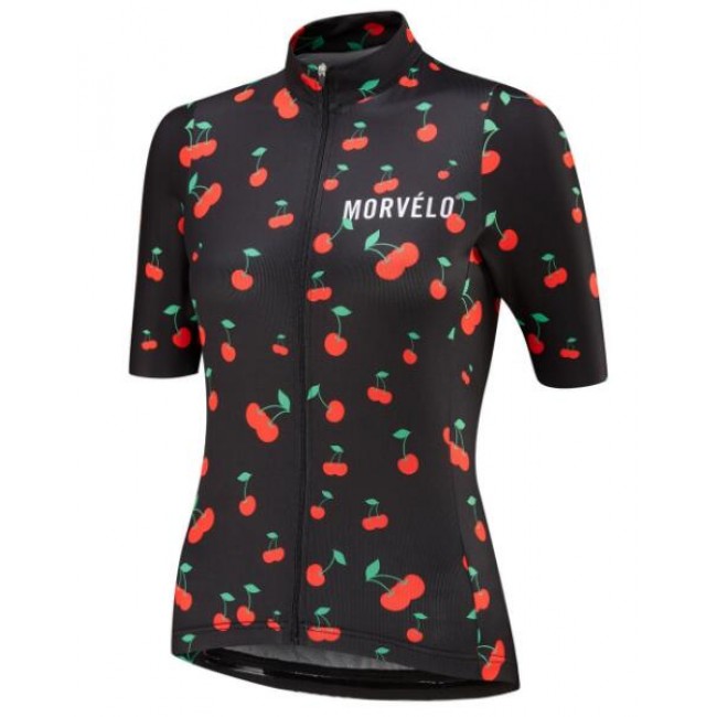 MORVÉLO Damen CHERRY BOMB Fahrradbekleidung Radtrikot 5XE1B