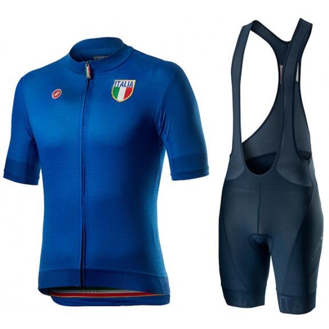 2020 Italien NATIONALMANNSCHAFT Fahrradbekleidung Radtrikot Kurzarm+Trägerhose kurz