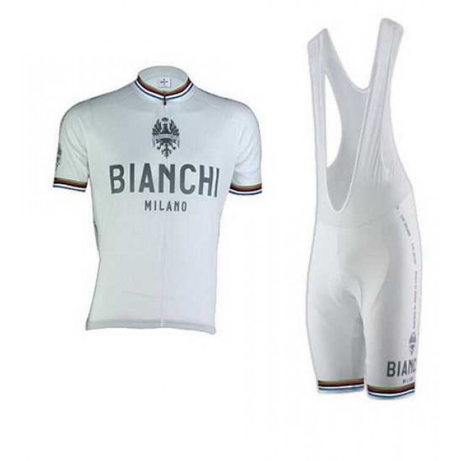 2016 BIANCHI-MILANO PRIDE WORLD CHAMP Radtrikot Kurzarm Sprot+Kurz Trägerhose GFDRY