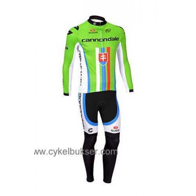 Cannondale Slovacca Champion Fahrradbekleidung Radtrikot Satz Langarm und Lange Radhose 9NXXM