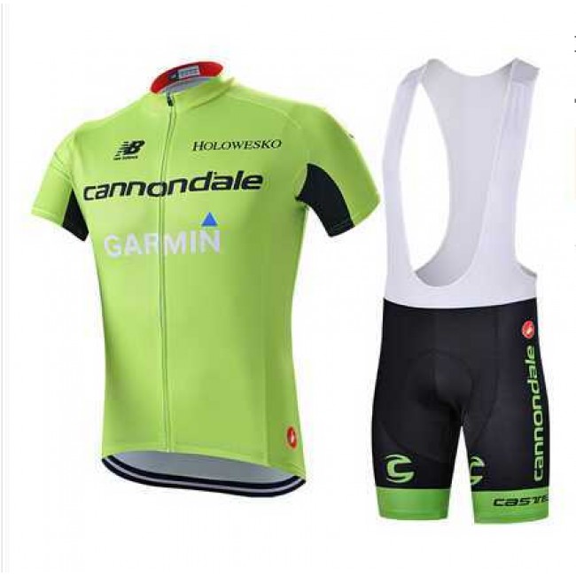 2015 Garmin Cannondale Fahrradbekleidung Radteamtrikot Kurzarm+Kurz Radhose Kaufen grün 191000000