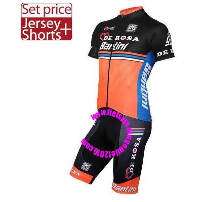 2016 De rosa Aero Race Fahrradbekleidung Radteamtrikot Kurzarm+Kurz Radhose Kaufen FDXIQ