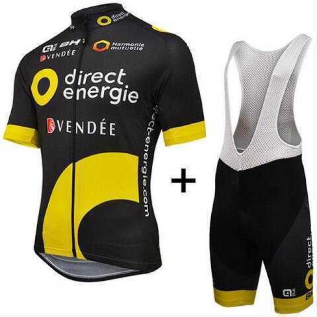 2016 DIRECT ENERGIE Fahrradbekleidung Radteamtrikot Kurzarm+Kurz Radhose Kaufen B62E0