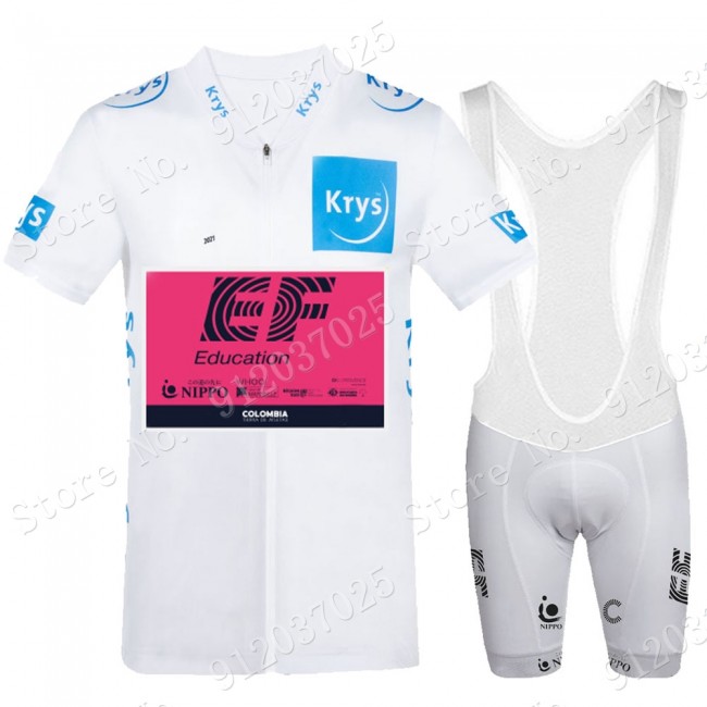 Weib EF Education Frist Tour De France 2021 Team Fahrradbekleidung Radteamtrikot Kurzarm+Kurz Radhose cXW5gf