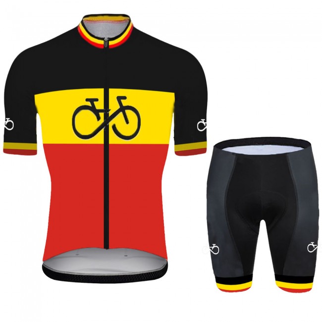 belgium Pro 2021 Team Fahrradbekleidung Radteamtrikot Kurzarm+Kurz Radhose 3EjJ3c