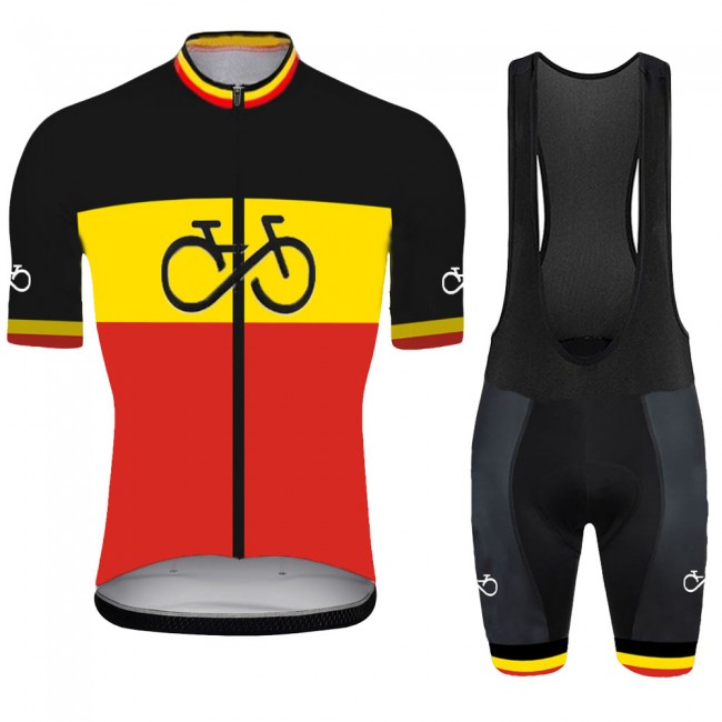 belgium Pro 2021 Team Fahrradbekleidung Radteamtrikot Kurzarm+Kurz Radhose 3vrhVt