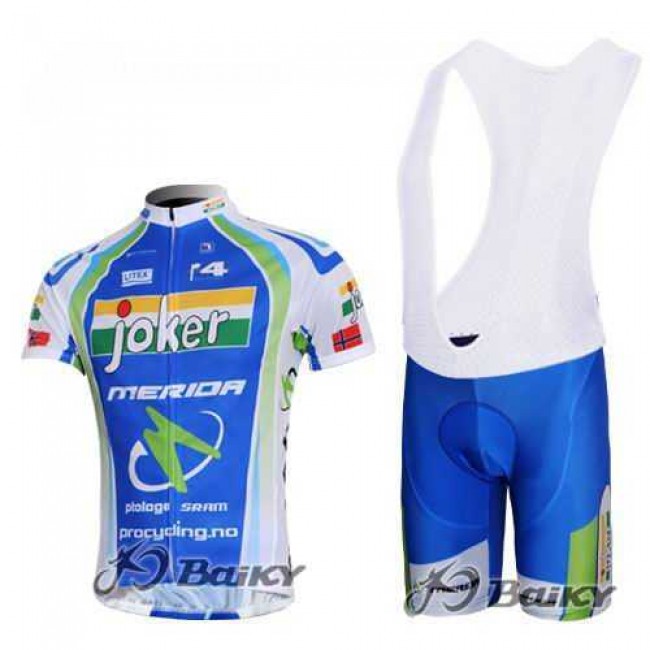 Joker Merida Pro Team Norvegia Fahrradbekleidung Radteamtrikot Kurzarm+Kurz Radhose Kaufen grün RZP8Q