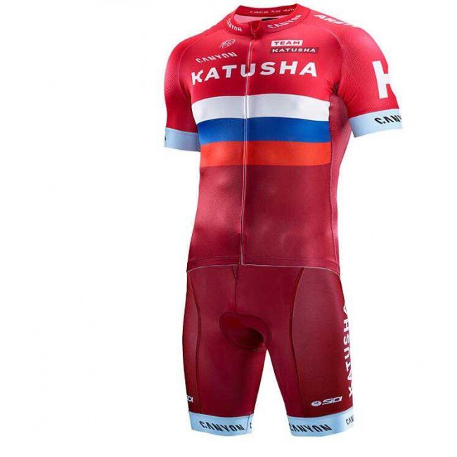 2016-2017 Katusha Fahrradbekleidung Radteamtrikot Kurzarm+Kurz Radhose Kaufen 13G7L