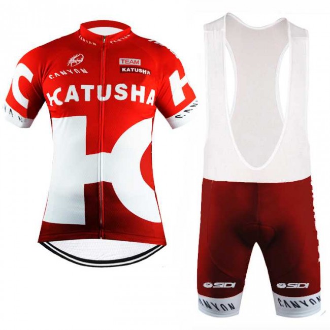 2016 KATUSHA Korte mouw+fietsbroeken Bib YDARS