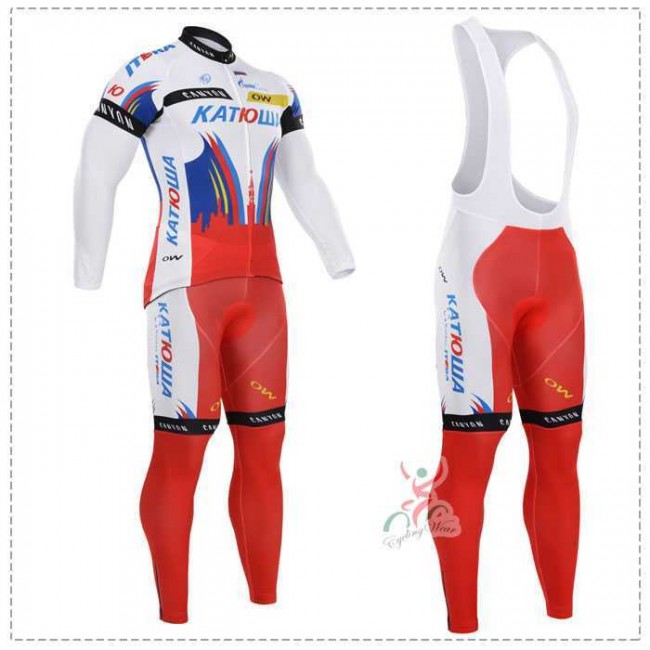 2015 Katusha Set lange mouw+lange Koersbroek SKXZS