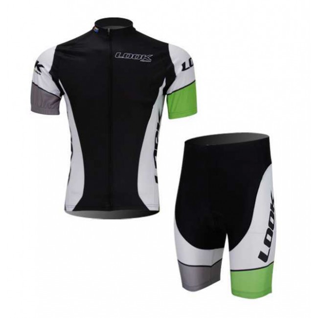 LOOK 2014 Radbekleidung Radtrikot Kurzarm und Fahrradhosen Kurz AQIOB