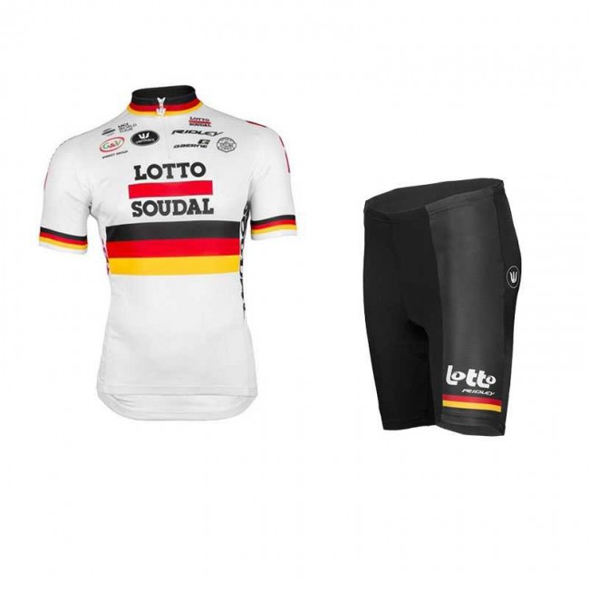 2017 Lotto Fahrradkleidung Radsportbekleidung Kurzarm Trikot+Trägerhose Kurz SVP9H