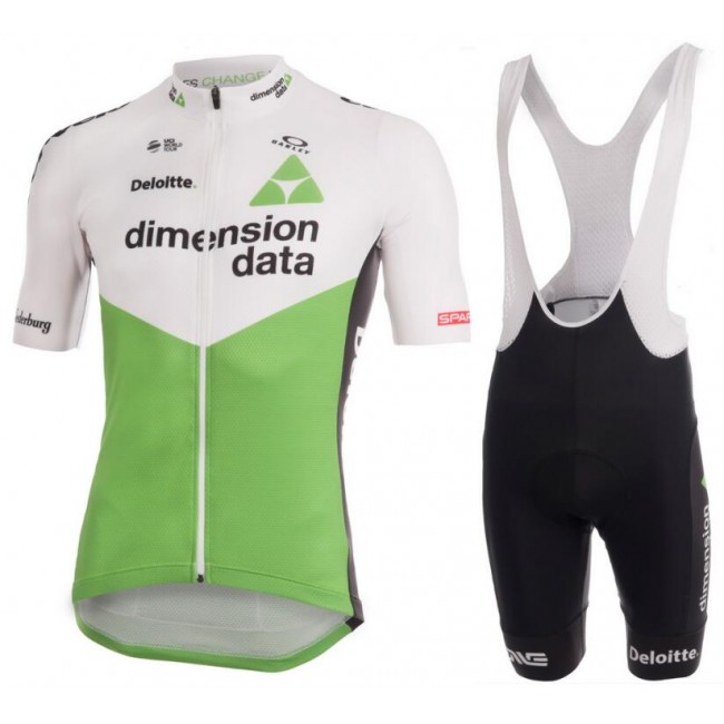 Dimension Data 2018 Performance Fahrradbekleidung Radtrikot Satz Kurzarm+Kurz Trägerhose I3T3C