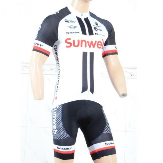 Sunweb 2018 Set Fahrradbekleidung Radtrikoten+Kurz Radhose 02OM2