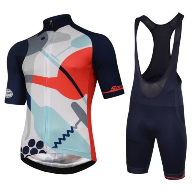 XX TOUR DOWN UNDER 2018 Fahrradbekleidung Satz Fahrradtrikot Kurzarm Trikot und Kurz Trägerhose T52TZ