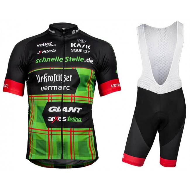 UR-Krostitzer 2018 Fahrradbekleidung Radtrikot Satz Kurzarm+Kurz Trägerhose AHLEH