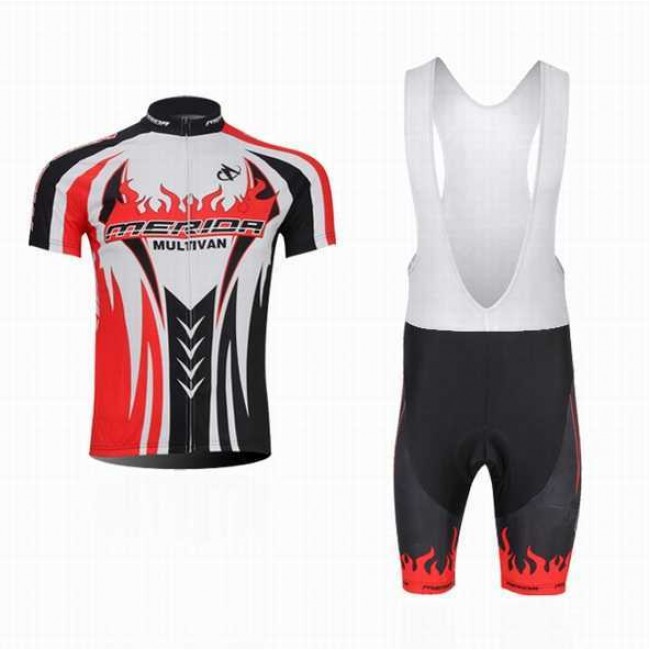 2014 Merida Multivan Teams Fahrradbekleidung Radteamtrikot Kurzarm+Kurz Radhose Kaufen Schwarz 21J19