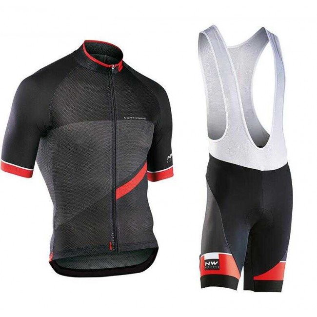 2017 NorthWave Fahrradbekleidung Radteamtrikot Kurzarm+Kurz Radhose Kaufen 05 OKESX