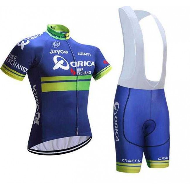 2017 Orica Fahrradbekleidung Radteamtrikot Kurzarm+Kurz Radhose Kaufen GUMOX