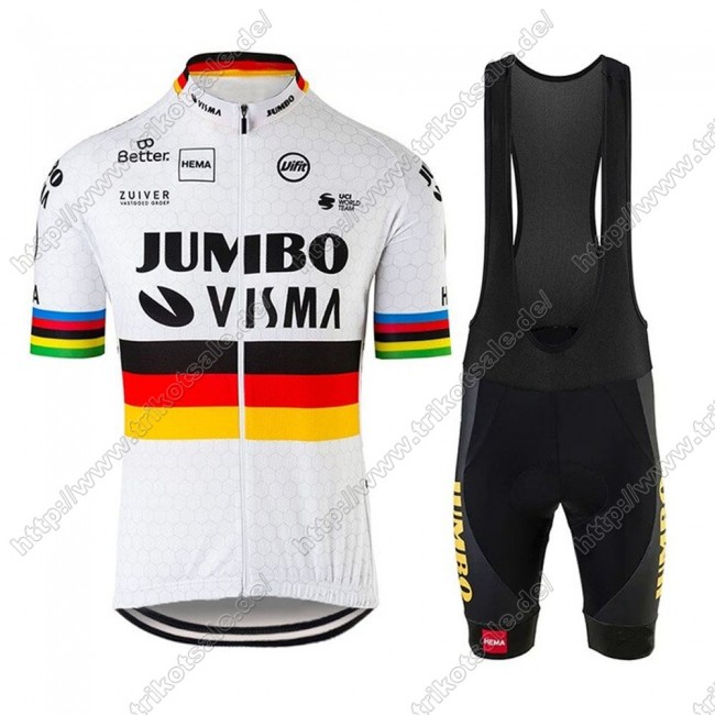 Jumbo Visma 2021 Germany Fahrradbekleidung Radteamtrikot Kurzarm+Kurz Radhose Kaufen APVTB