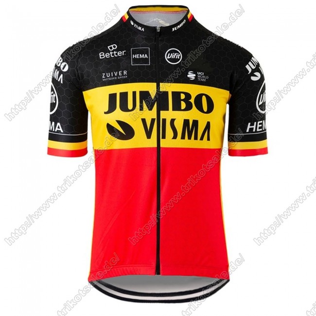 Jumbo Visma 2021 Beligum Fahrradtrikot Radsport GCJFV