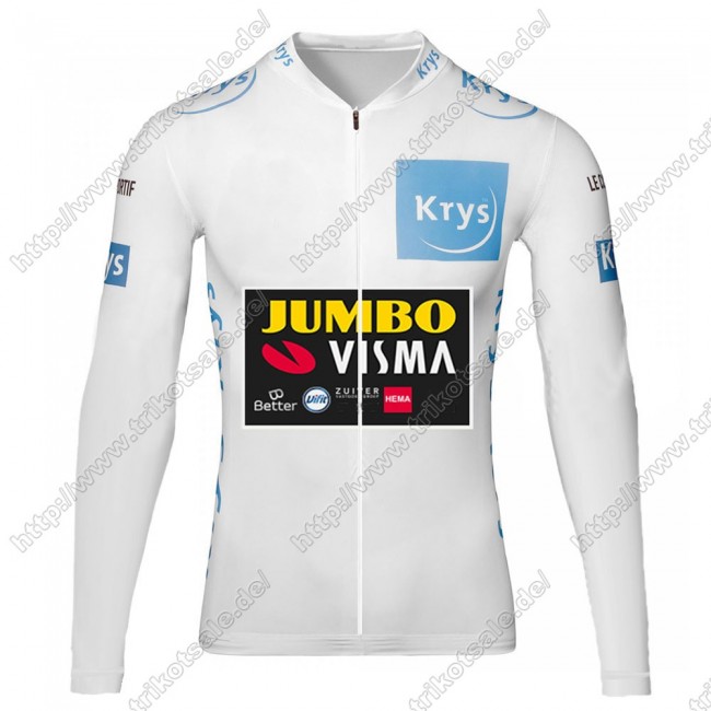 Jumbo Visma 2021 Tour De France Fahrradbekleidung Radtrikot Langarm FRODJ