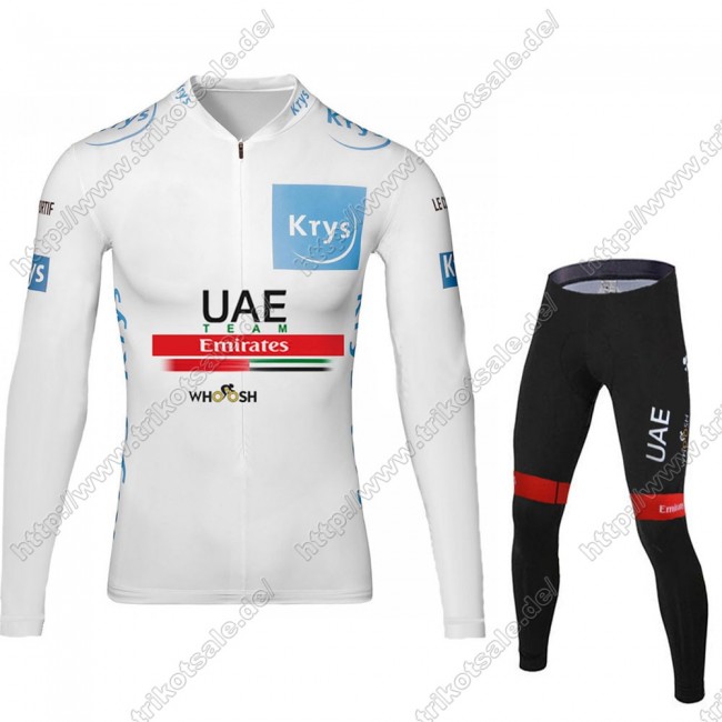 UAE EMIRATES Tour De France 2021 Fahrradbekleidung Radtrikot Langarm+Lang Trägerhose BNLET