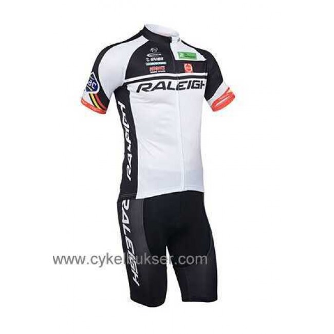 Raleigh 2013 Radbekleidung Radtrikot Kurzarm und Fahrradhosen Kurz 5GNE3