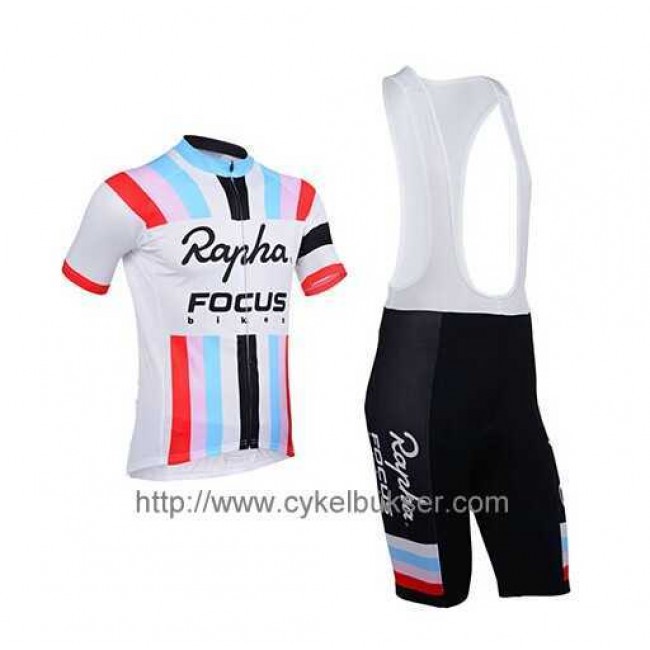 Teams Rapha Focus Fahrradbekleidung Radteamtrikot Kurzarm+Kurz Radhose Kaufen weiß U4RBP