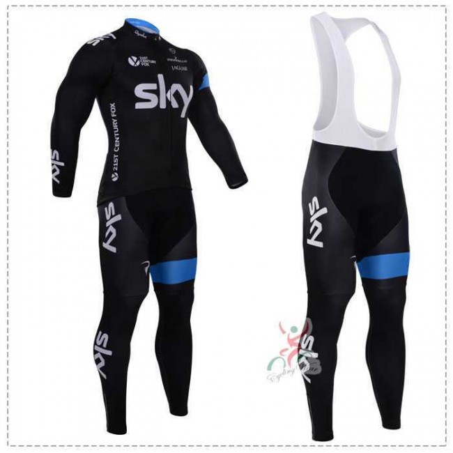 2015 SKY Set lange mouw+lange Koersbroek QRGF6