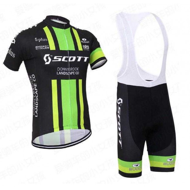 2016 SCOTT Pro Set Fahrradbekleidung Radtrikot Satz Kurzarm+Kurz Radhose C4L2X