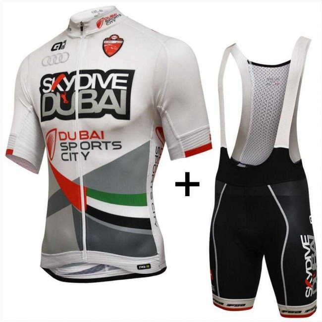 2016 Skydive dubai Fahrradbekleidung Radteamtrikot Kurzarm+Kurz Radhose Kaufen GKDP7