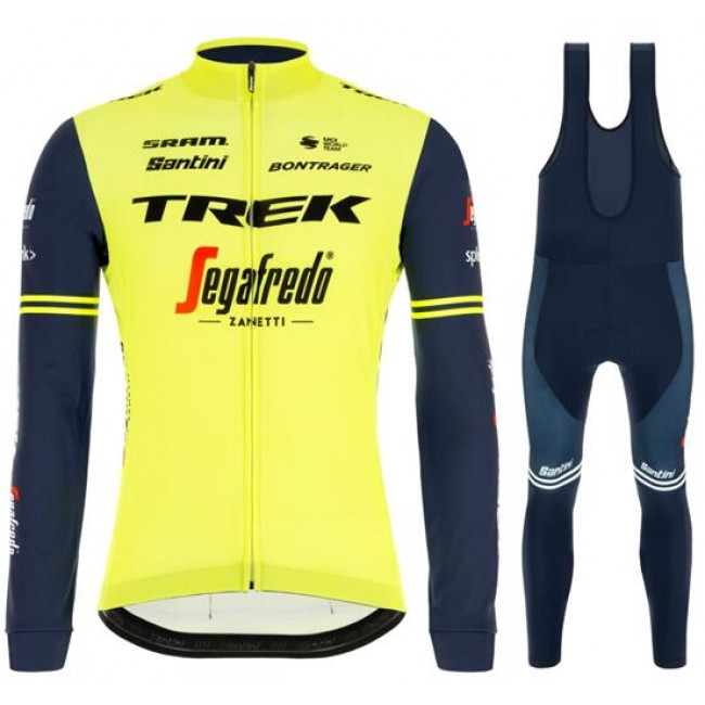 TREK-SEGAFREDO 2020 training edition Fahrradbekleidung Set Radtrikot langarm+Trägerhose lang