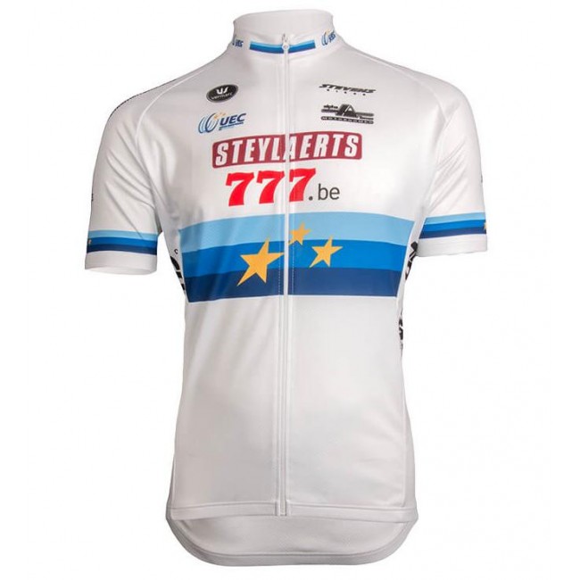 Steylaerts-777 European Champion 2019 Fahrradbekleidung Radtrikot 0YLEU