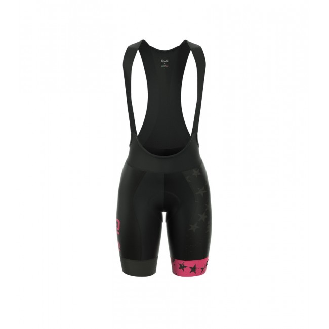 ALE PRR STARS Damen Kurz Trägerhose PINK 20KHC