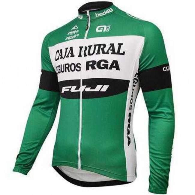 2016 Caja Rural Fahrradbekleidung Radtrikot Langarm 4BY3Y