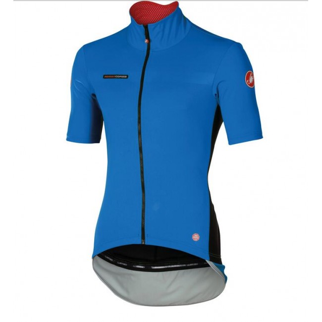 2016 Castelli Perfetto Fahrradbekleidung Radtrikot blau 8JUW8