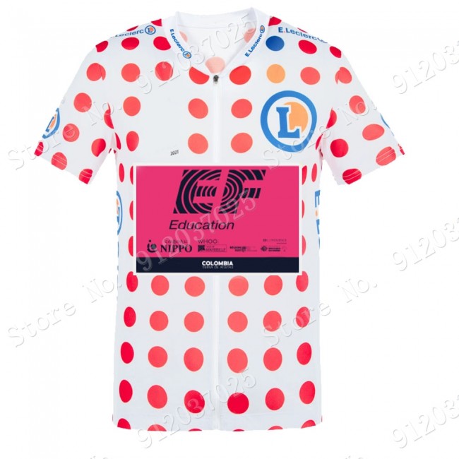 Polka Dot EF Education Frist Tour De France 2021 Team Fahrradtrikot Radsport GzKA15