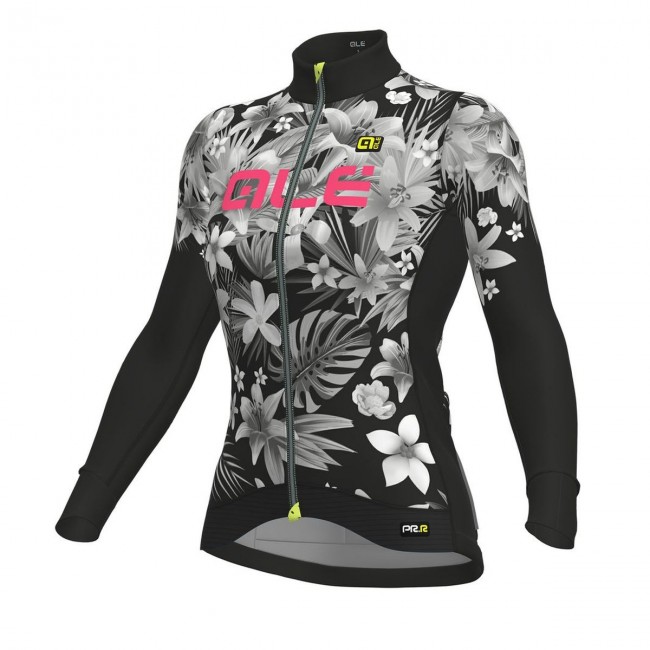 Damen Ale PRR Sartana-roze Fahrradbekleidung Radtrikot Langarm H1ZFQ