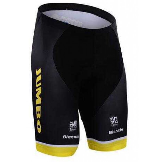 2016 LOTTO JUMBO Radhose Schwarz gelb AAS9B