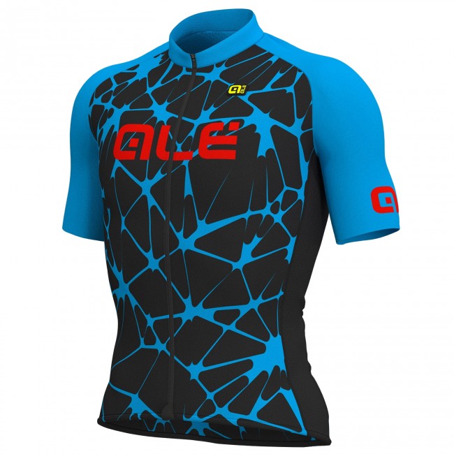 Ale Solid Cracle-Schwarz blau Fahrradbekleidung Radtrikot HNPXQ