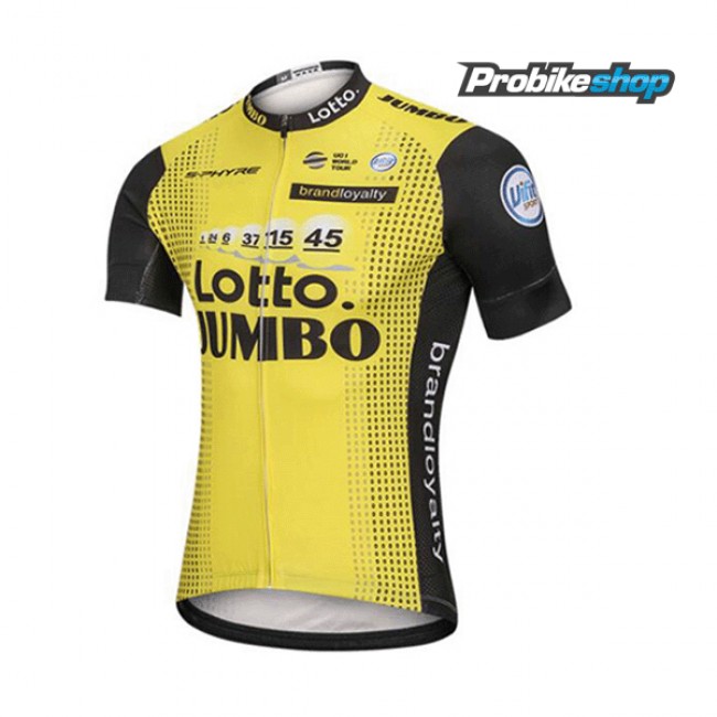 2018 Lotto Jumbo Fahrradbekleidung Radtrikot Langarm 3R7G0