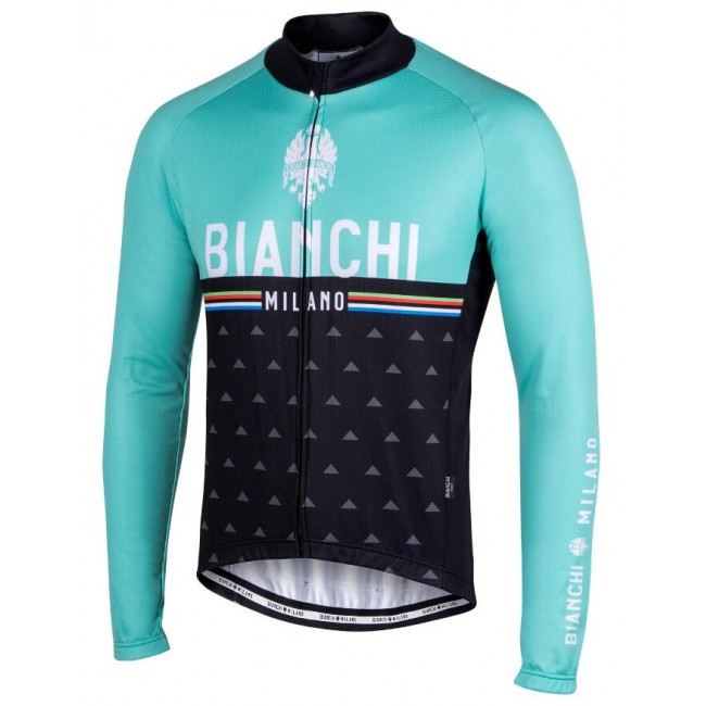 BIANCHI MILANO Nalles celeste Fahrradbekleidung Radtrikot Langarm 7UXI2