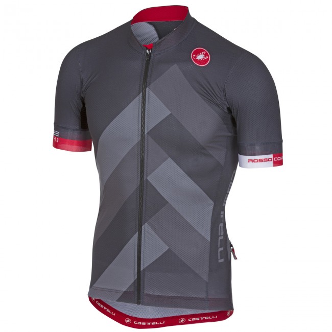 Castelli Free AR 4.1 Antracite Fahrradbekleidung Radtrikot HRFQE