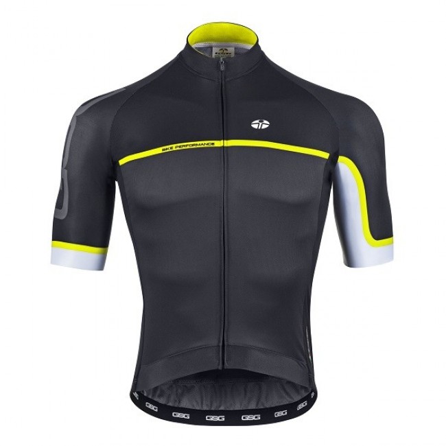 GSG Giessegi Fluo gelb Fahrradbekleidung Radtrikot MORTIROLO – 03330 42Y9C