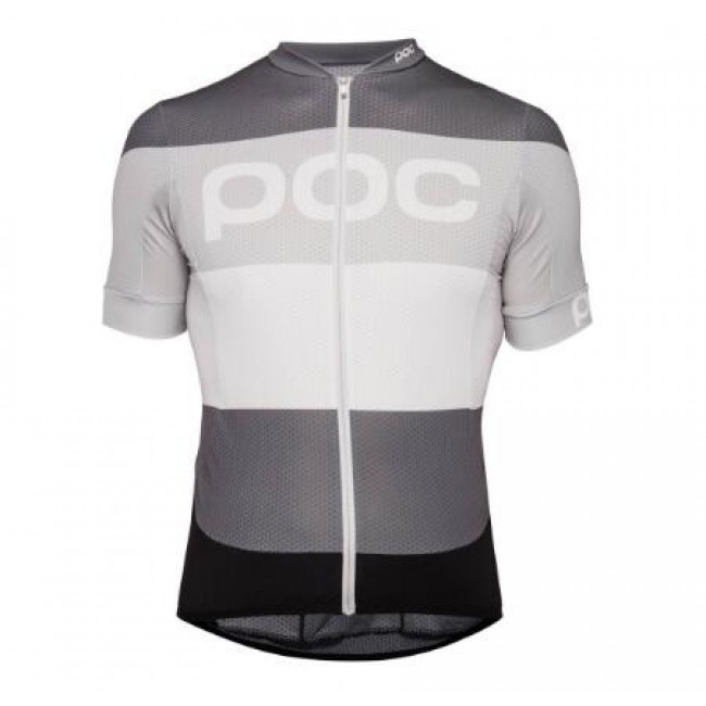 POC Essential steel multi grey Fahrradbekleidung Radtrikot DB1PJ