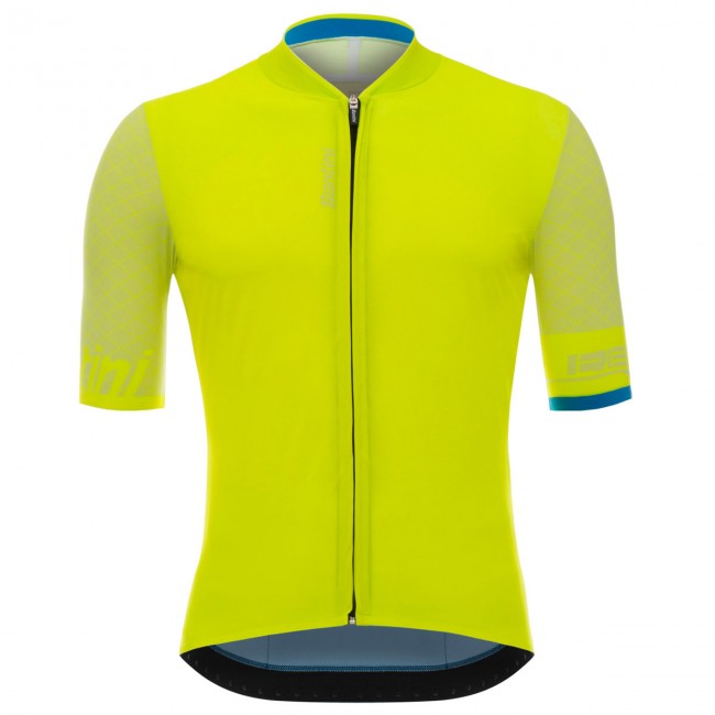 Santini Redux gelb fluo Fahrradbekleidung Radtrikot 1IYFK