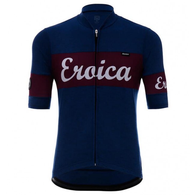 Santini Eroica Cielo Fahrradbekleidung Radtrikot 2VQKC