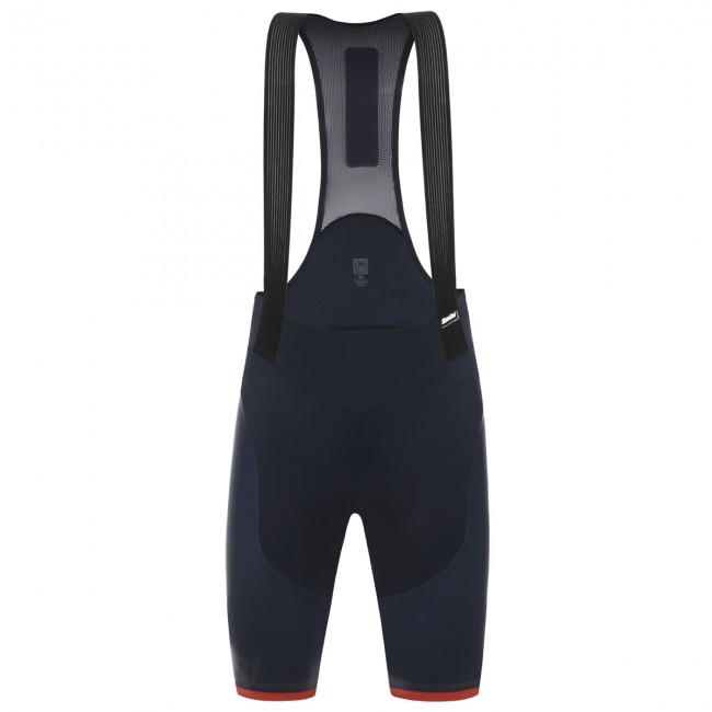 Santini Tono 2.0 grijs Kurz Trägerhose 6NFOG