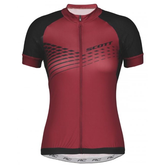 Scott RC Damen PREMIUM ITD Fahrradbekleidung Radtrikot merlot red/black 8E10V